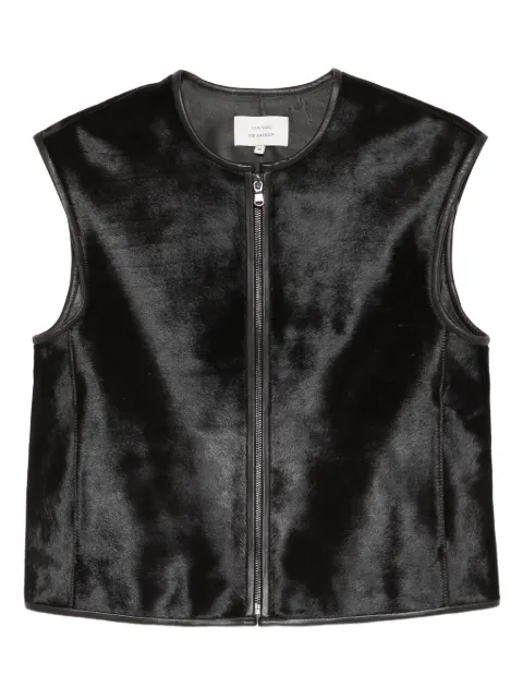LouLou de Saison sleeveless zip-front vest