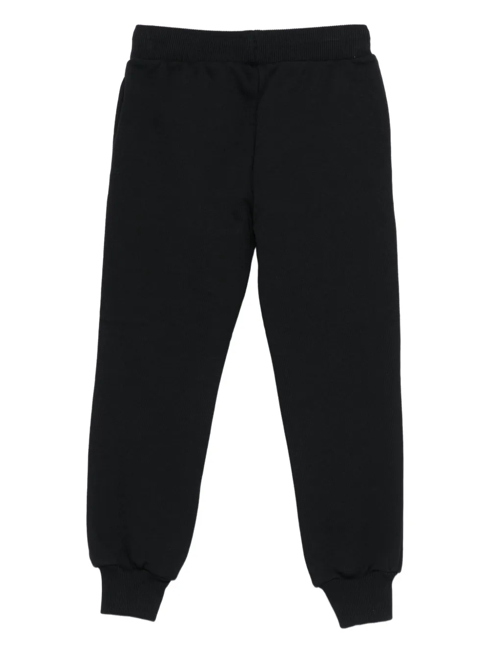 Moschino Kids logo-detail track pants Zwart