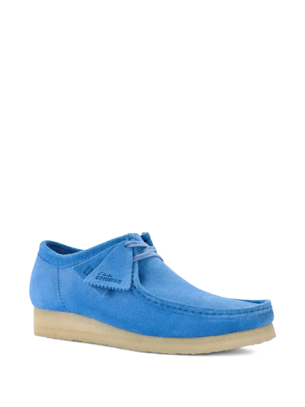 Clarks Originals Suede Lace-up Derby Shoes In Blue