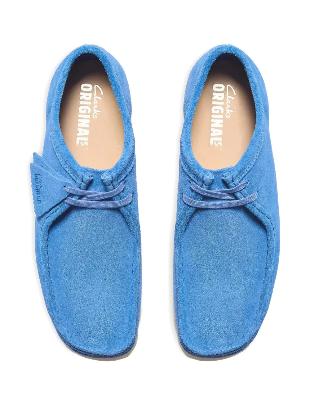 Clarks Originals Suede Lace-up Derby Shoes In Blue