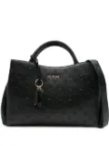 GUESS USA Phoebe 4G Peony logo-plaque tote bag - Black