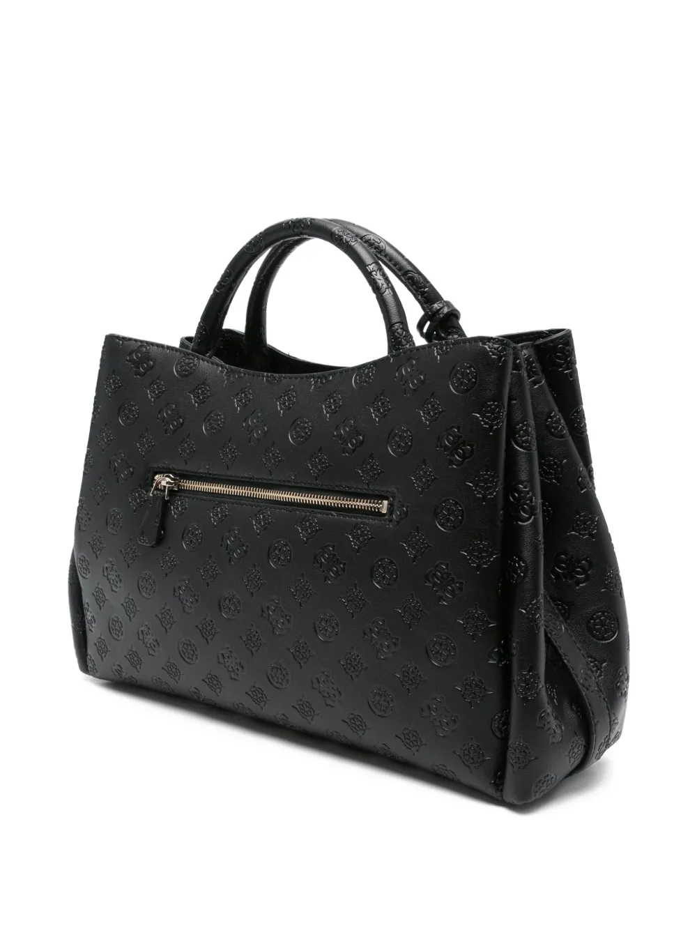 GUESS USA Phoebe 4G Peony shopper met logoplakkaat - Zwart
