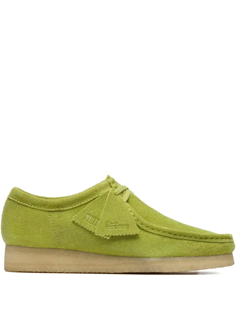 Clarks Originals Suede Lace-up Derby Shoes In Green