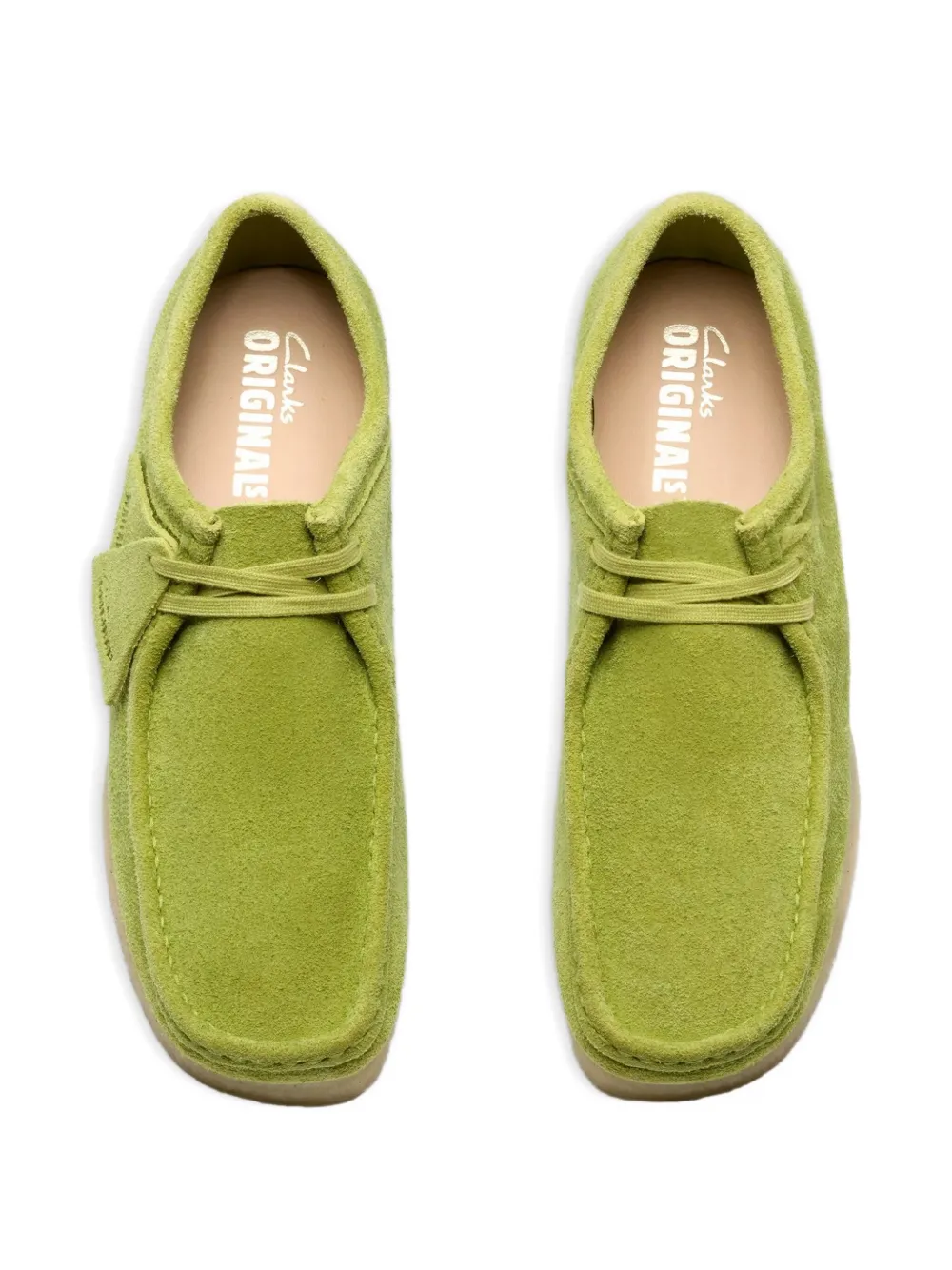 Clarks Originals Suede Lace-up Derby Shoes In Green