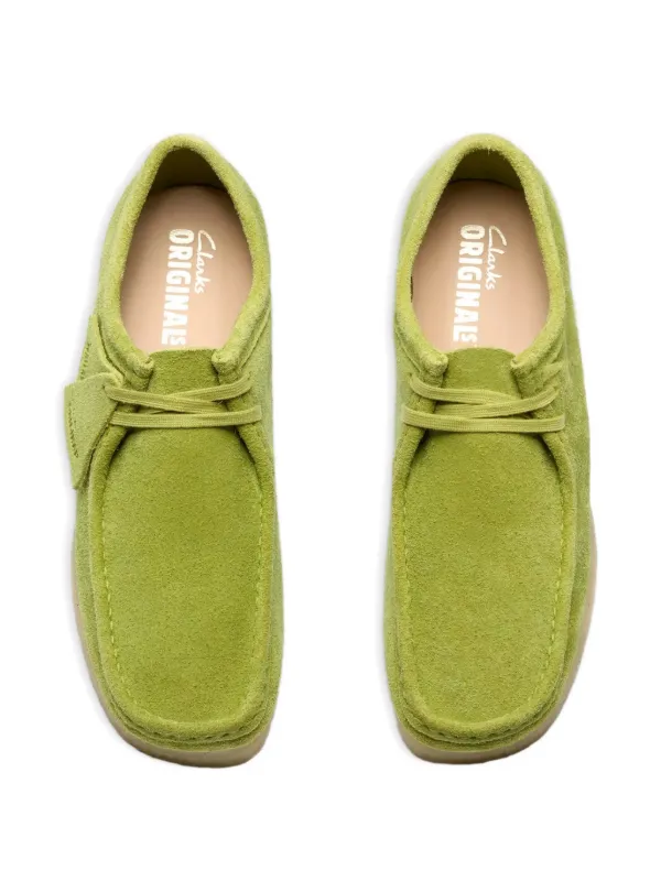Clarks Originals Suede lace-up Derby Shoes Green FARFETCH IN