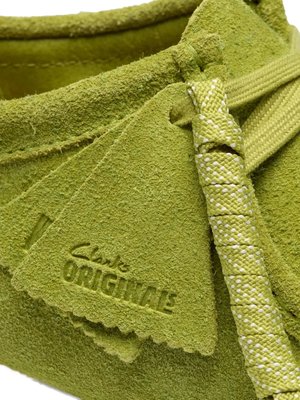 Clarks Originals Suede Lace-up Derby Shoes In Green