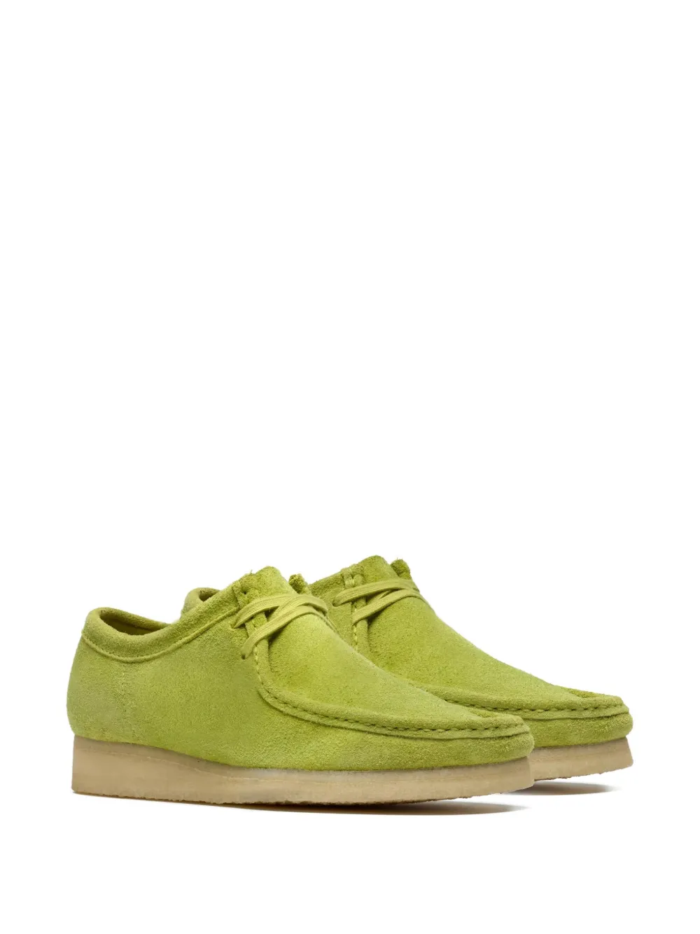 Clarks Originals Suede Lace-up Derby Shoes In Green