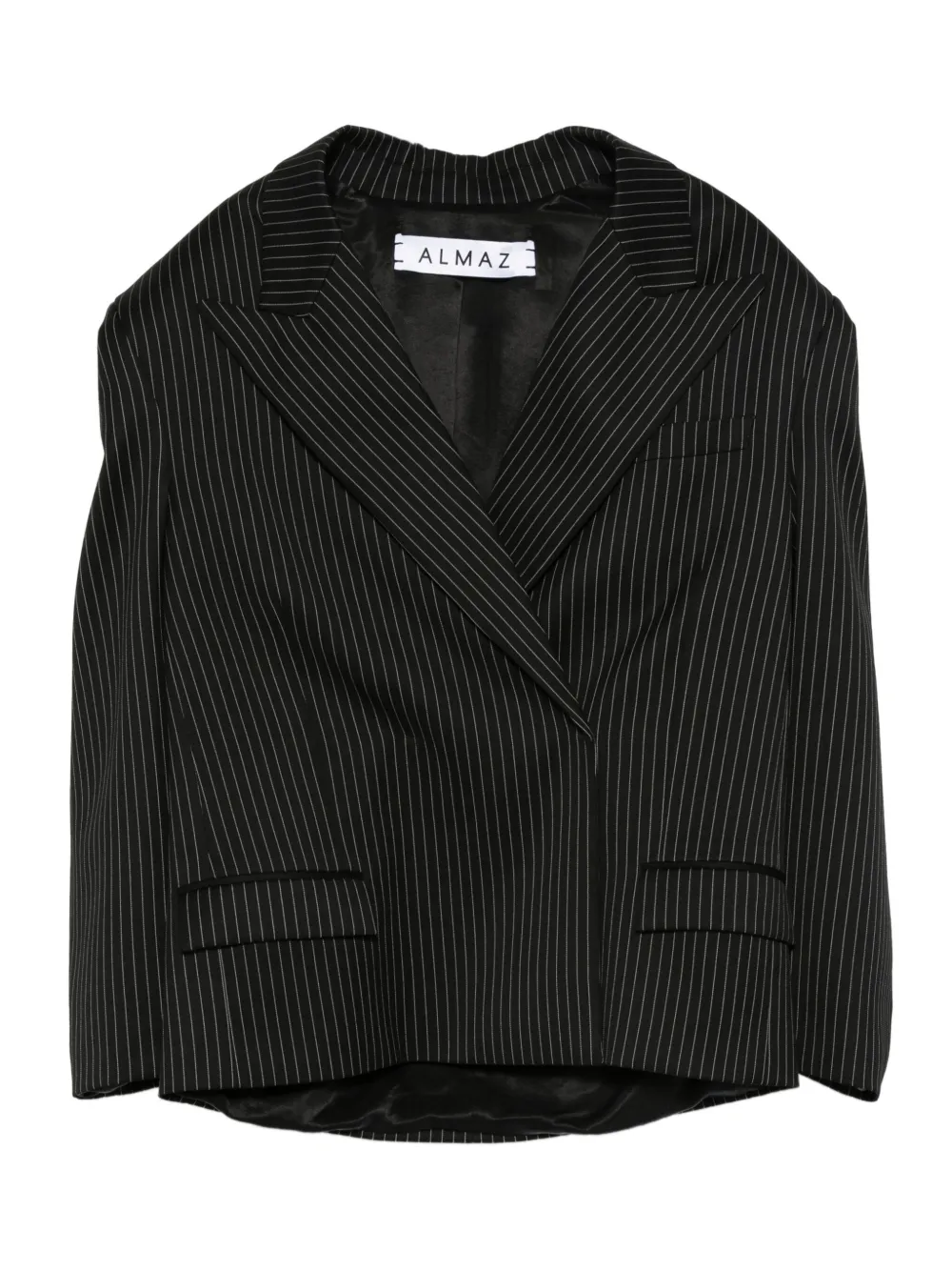 Almaz pinstripe wool blazer | Black | Image 1