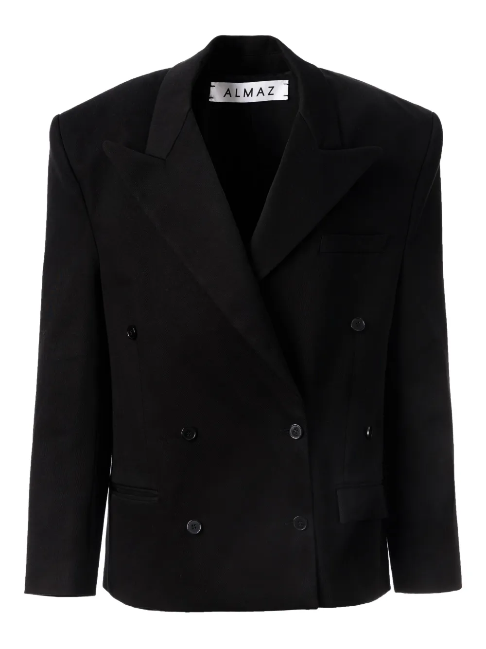 Almaz Floating double-breasted blazer | Black | Image 1