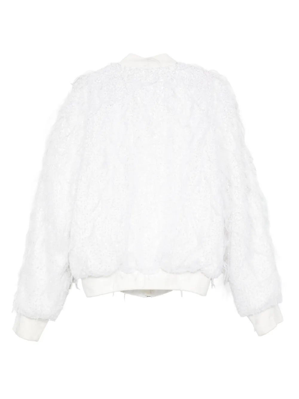 Almaz sequin-embellished fringed bomber jacket | Varsity Jackets | Image 2