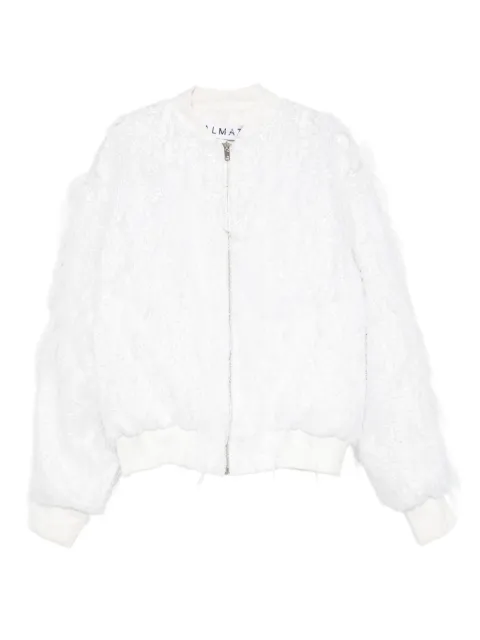 Almaz sequin-embellished fringed bomber jacket