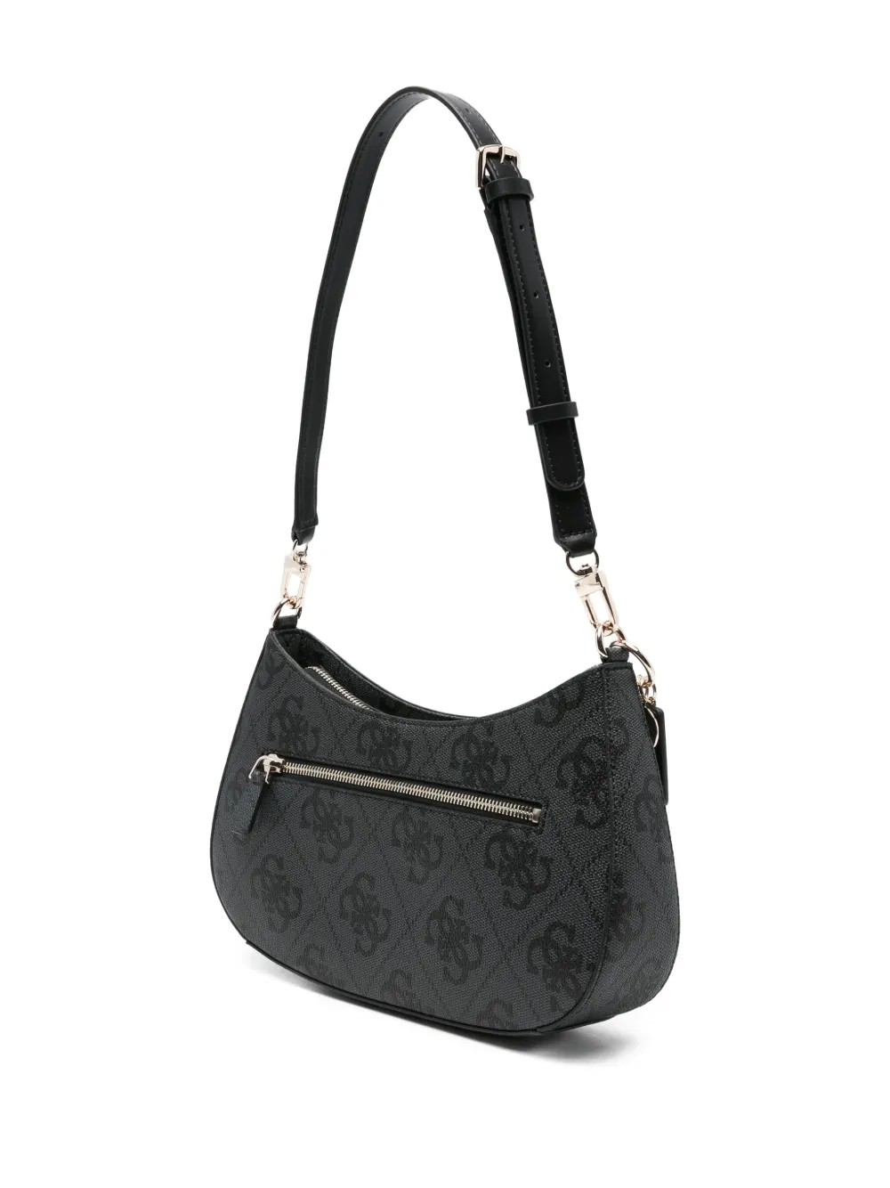 GUESS USA small logo-plaque curved shoulder bag | Image 2