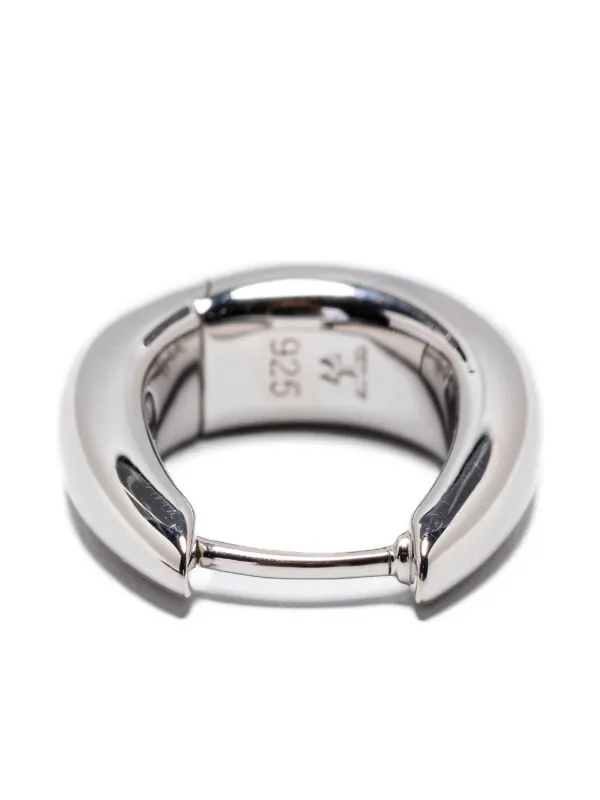 Tom Wood Sterling Silver Hoop Earrings Silver FARFETCH PH