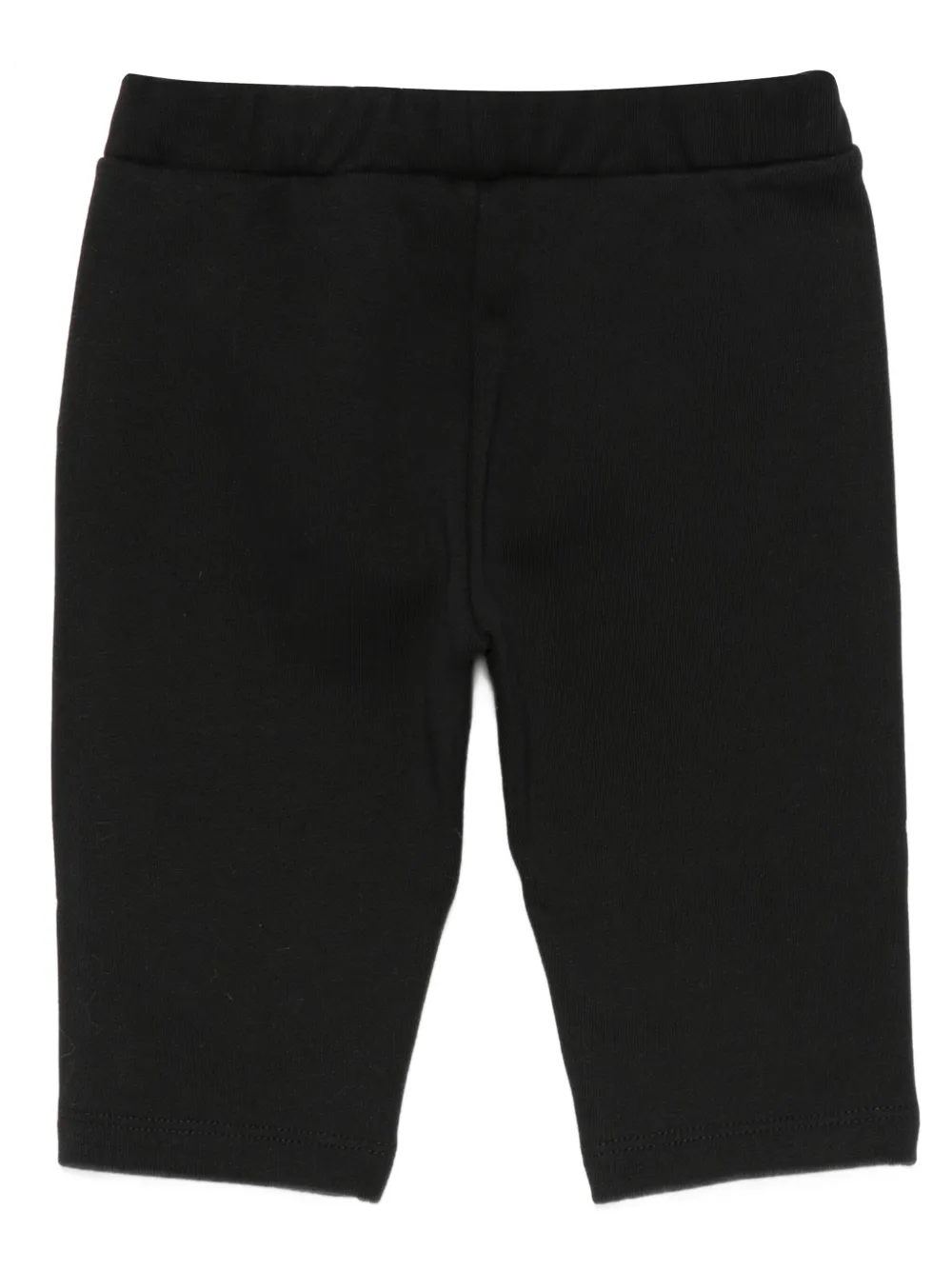 Moschino Kids Broek met teddy-logo Zwart