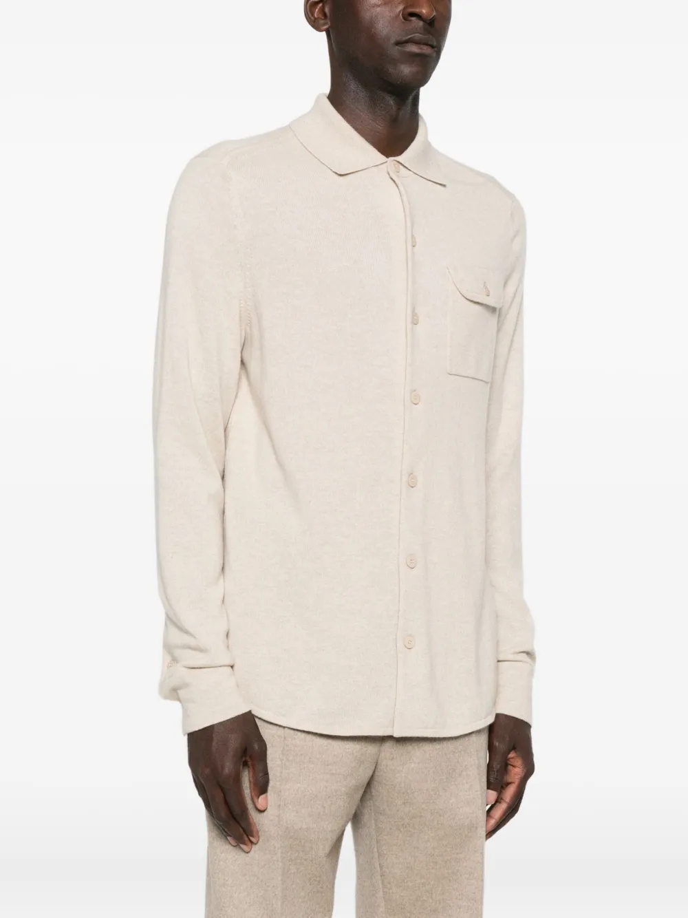  Bompard Knit Shirt - Neutrals 