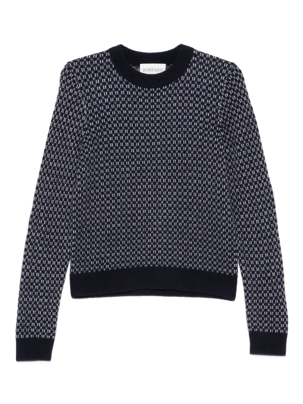 Eric Bompard jacquard crew-neck sweater | Blue | Image 1