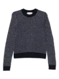 Eric Bompard jacquard crew-neck sweater - Blue