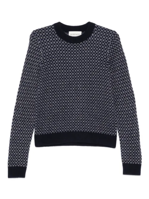 Eric Bompard jacquard crew-neck sweater 