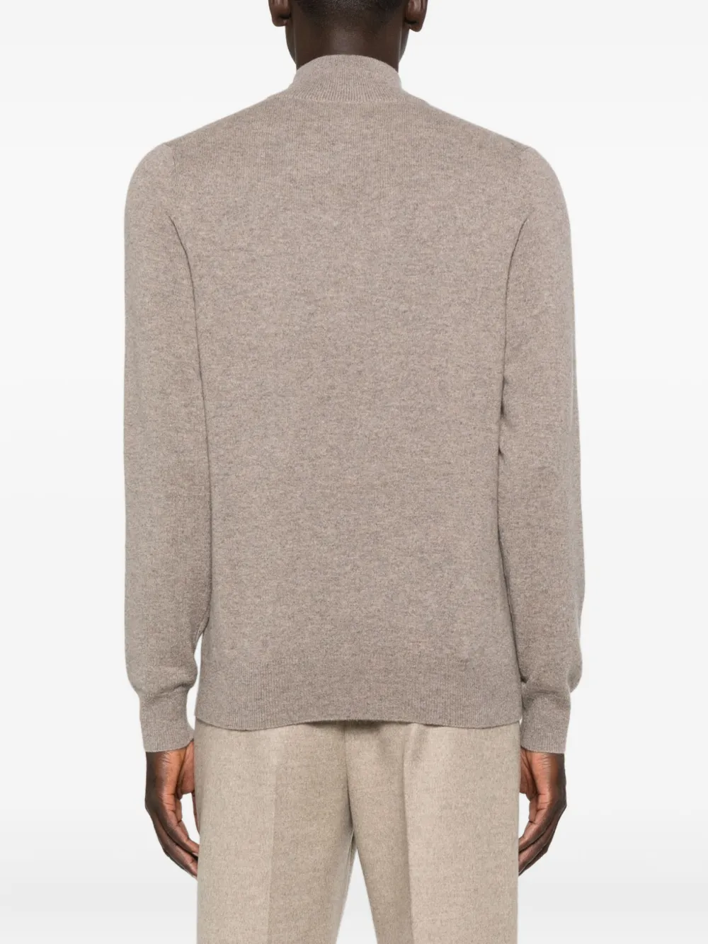 BOMPARD Trui met ritssluiting Beige