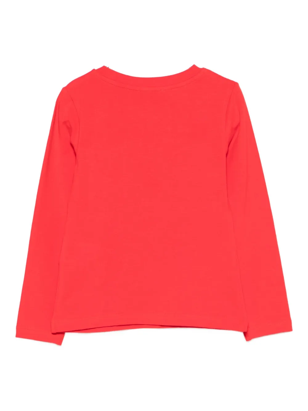 Moschino Kids T-shirt met lange mouwen Rood