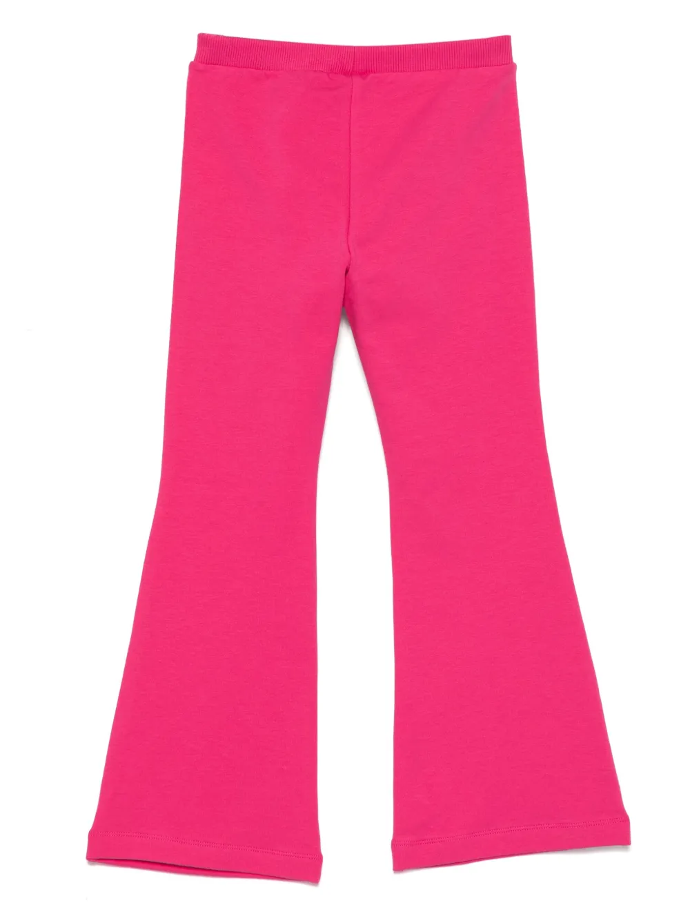 Moschino Kids Flared broek met teddybeerprint Roze