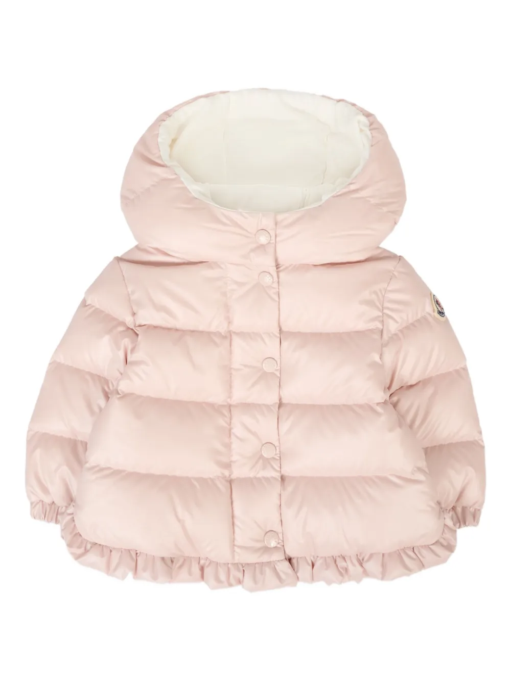 Moncler Enfant hooded puffer jacket ROSA