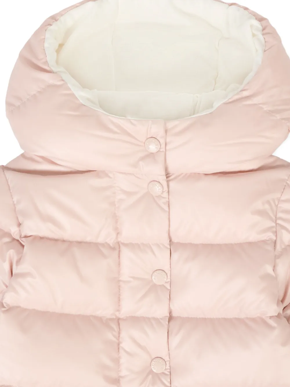 Moncler Enfant hooded puffer jacket ROSA