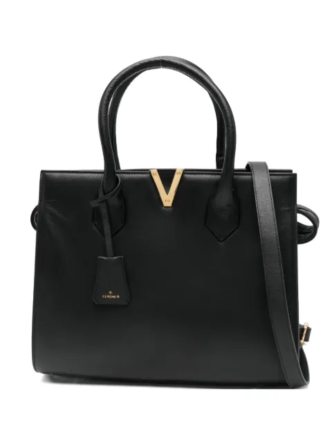 Via Roma 15 V-detail tote bag