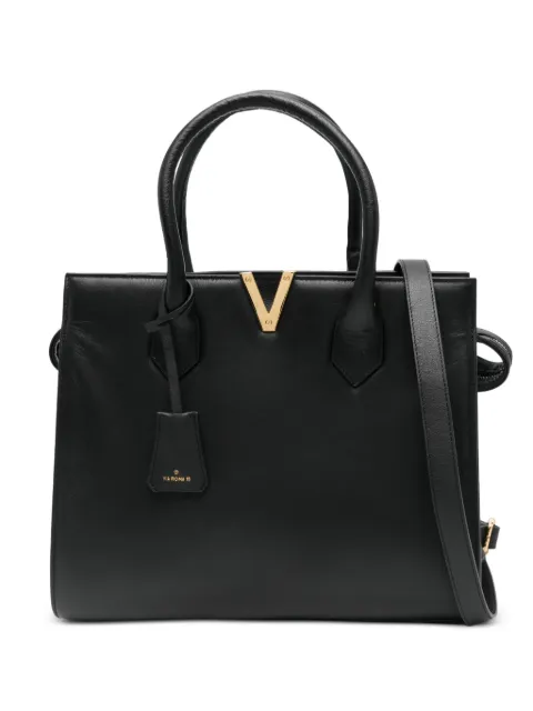 Via Roma 15 V-detail tote bag