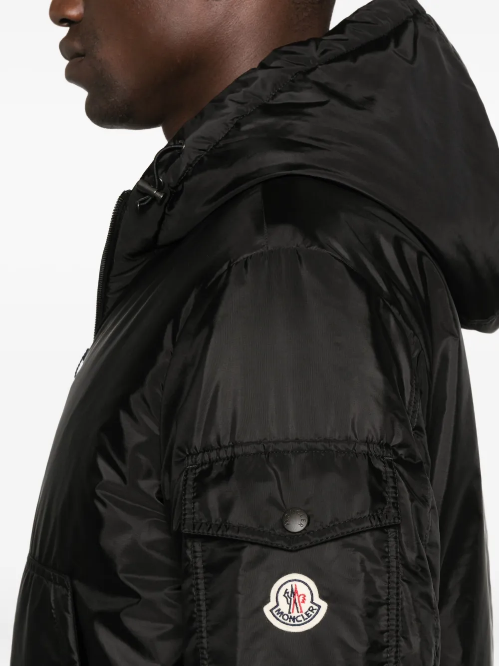 Moncler Jack met capuchon Zwart