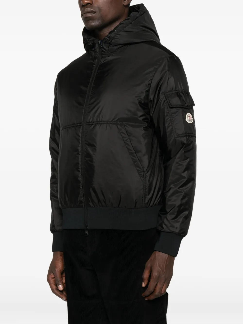 Moncler Jack met capuchon Zwart