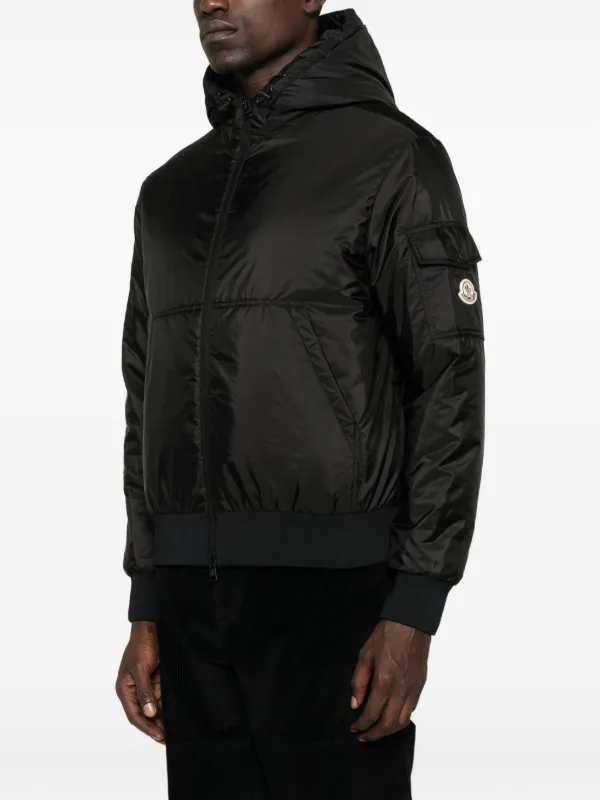 Moncler Poiliot Hooded zip-front Jacket | Black | FARFETCH