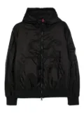 Moncler hooded zip-front jacket - Black