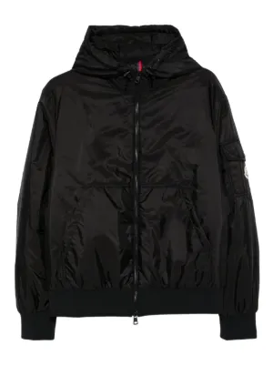 Moncler フーデッド パデッドジャケット | ブラック | FARFETCH JP