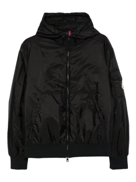 Moncler hooded zip-front jacket
