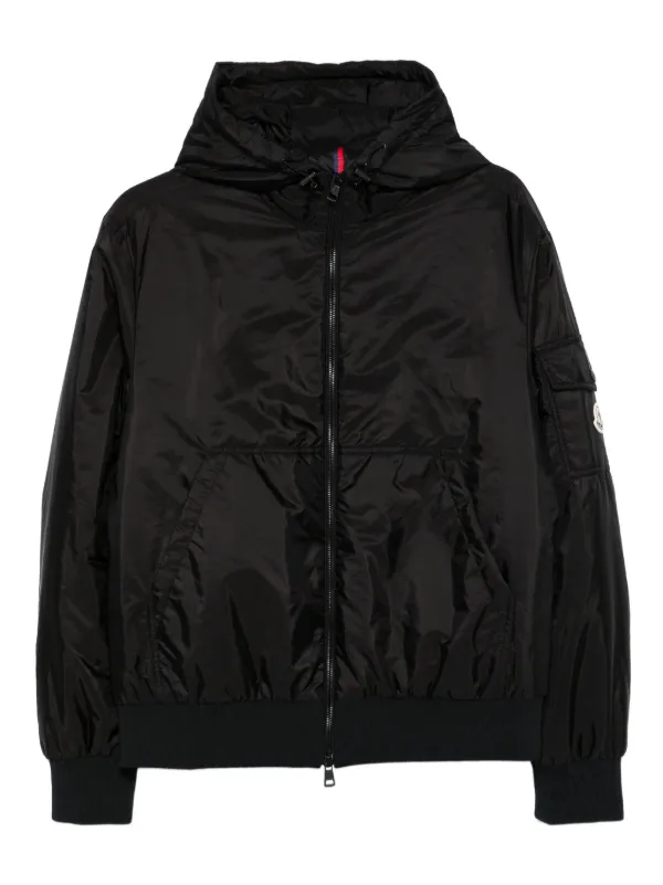 Moncler Poiliot Hooded zip-front Jacket | Black | FARFETCH