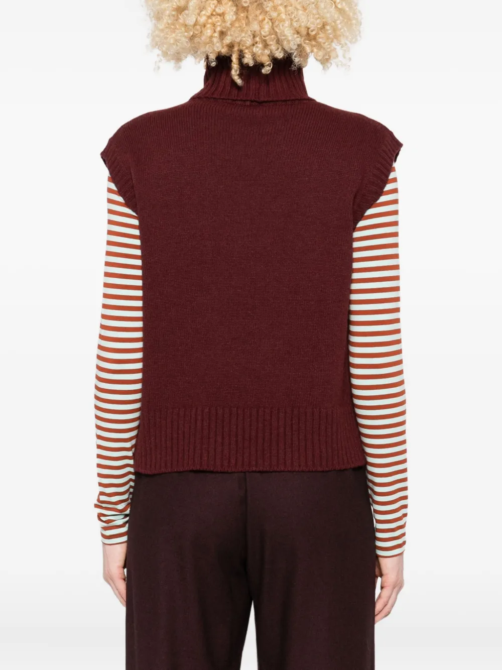 Niu Mouwloze coltrui Rood