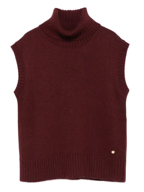 Niu turtleneck sleeveless sweater