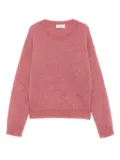 Niu crew-neck wool sweater - Pink