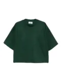 Niu short-sleeve cropped T-shirt - Green