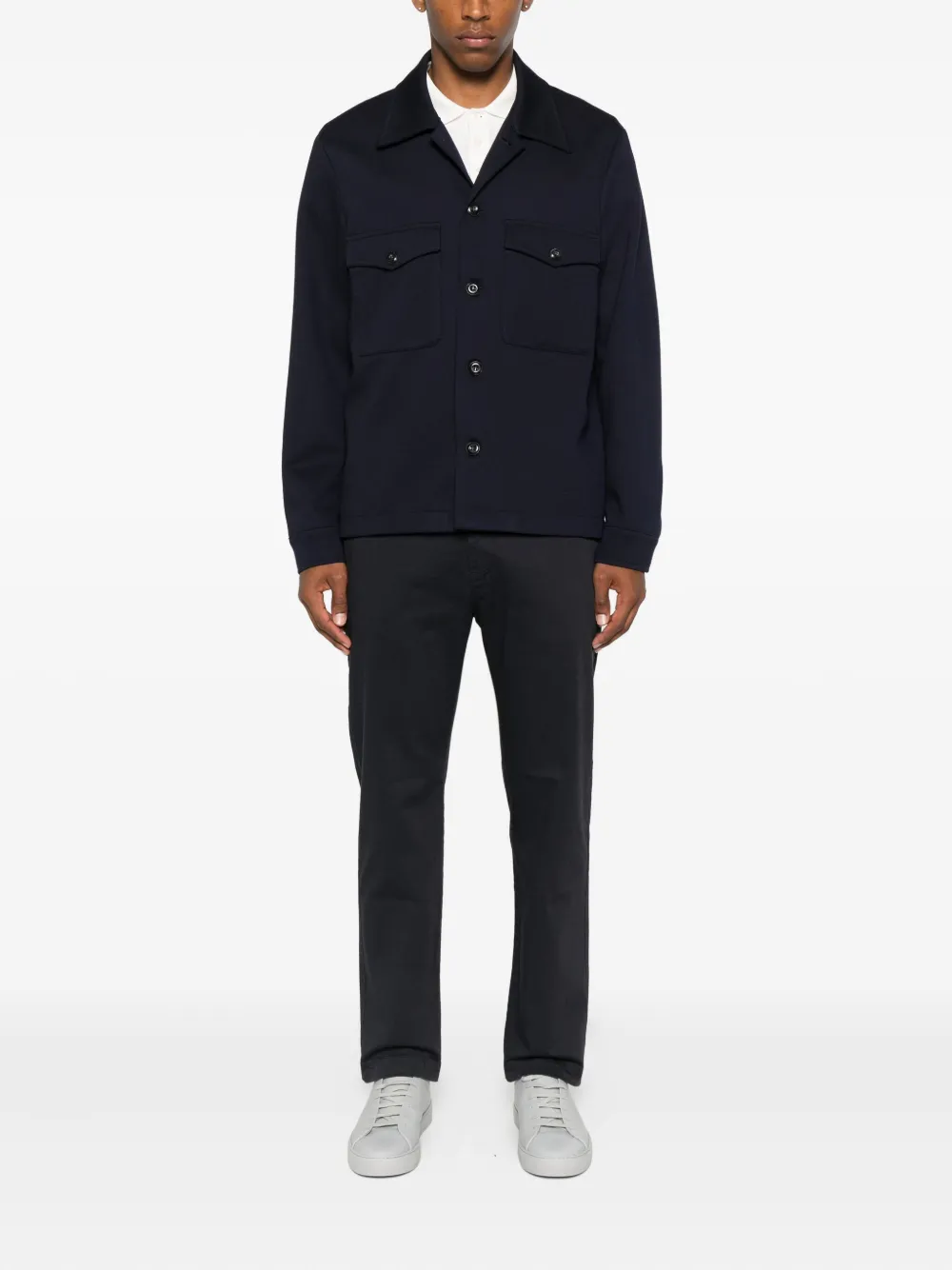 Barena button-fly trousers - Blauw