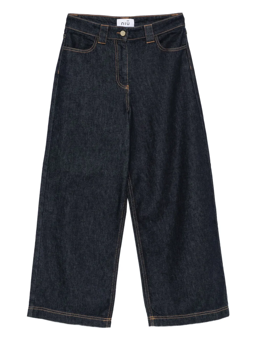 Niu Indaco high-waisted wide-leg jeans | Blue | Image 1