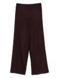 Niu elastic-waist palazzo pants - Red