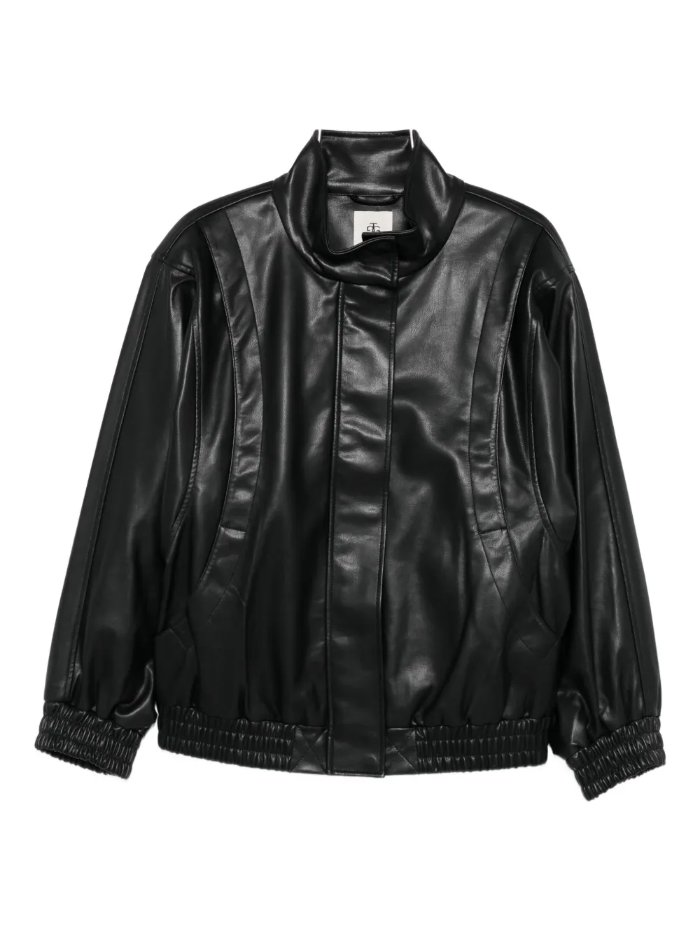 The Garment Elastic-cuffed Zip-fastening Jacket In Black