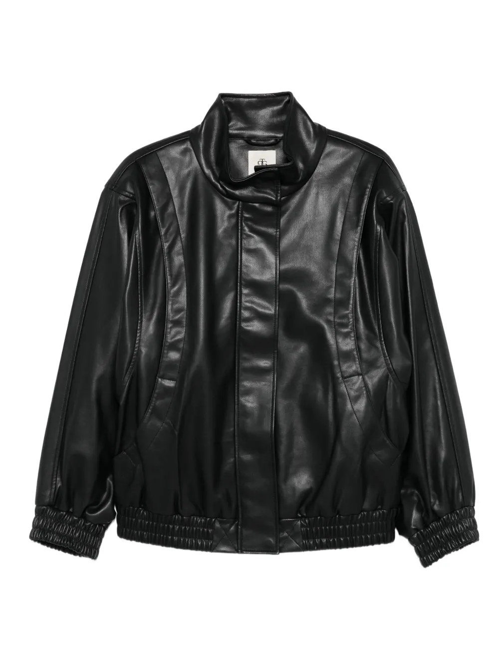 The Garment Jack met elastische manchetten en ritssluiting Zwart