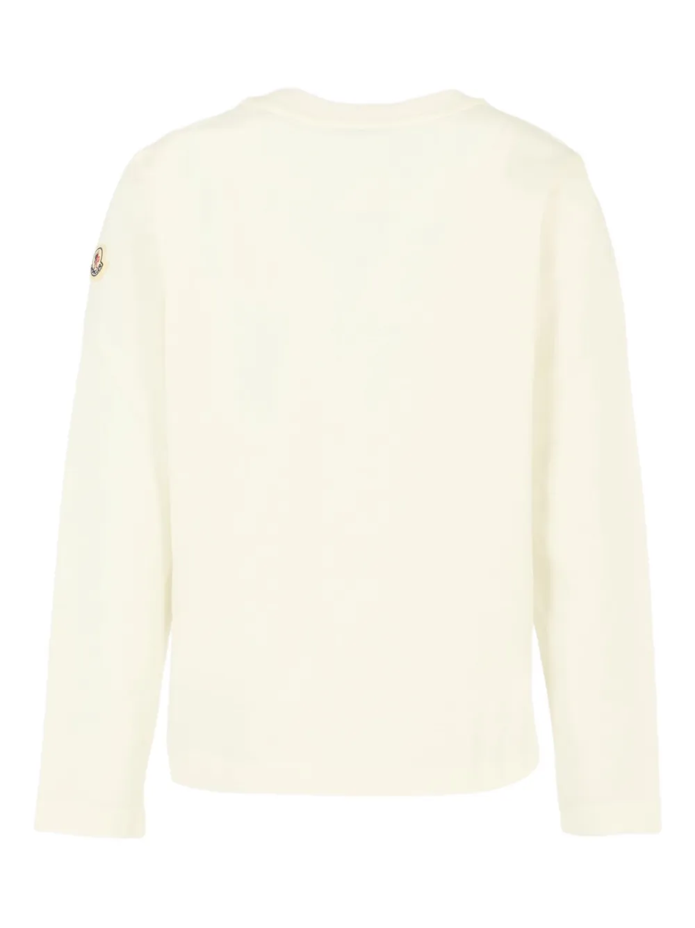 Moncler Enfant logo-patch pocket T-shirt Wit
