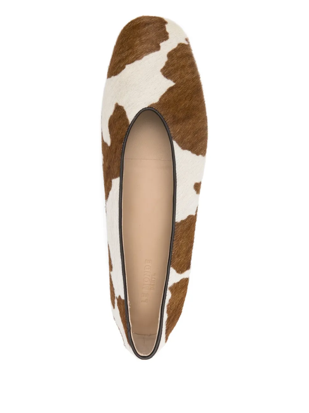 Le Monde Beryl Flat Pumps In Brown