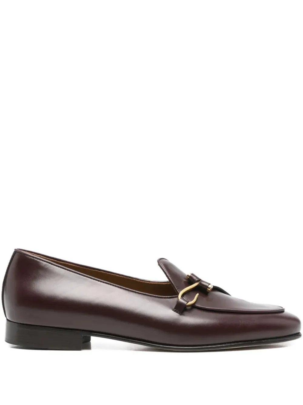 Edhen Milano metal-buckle suede loafers | Brown | Image 1