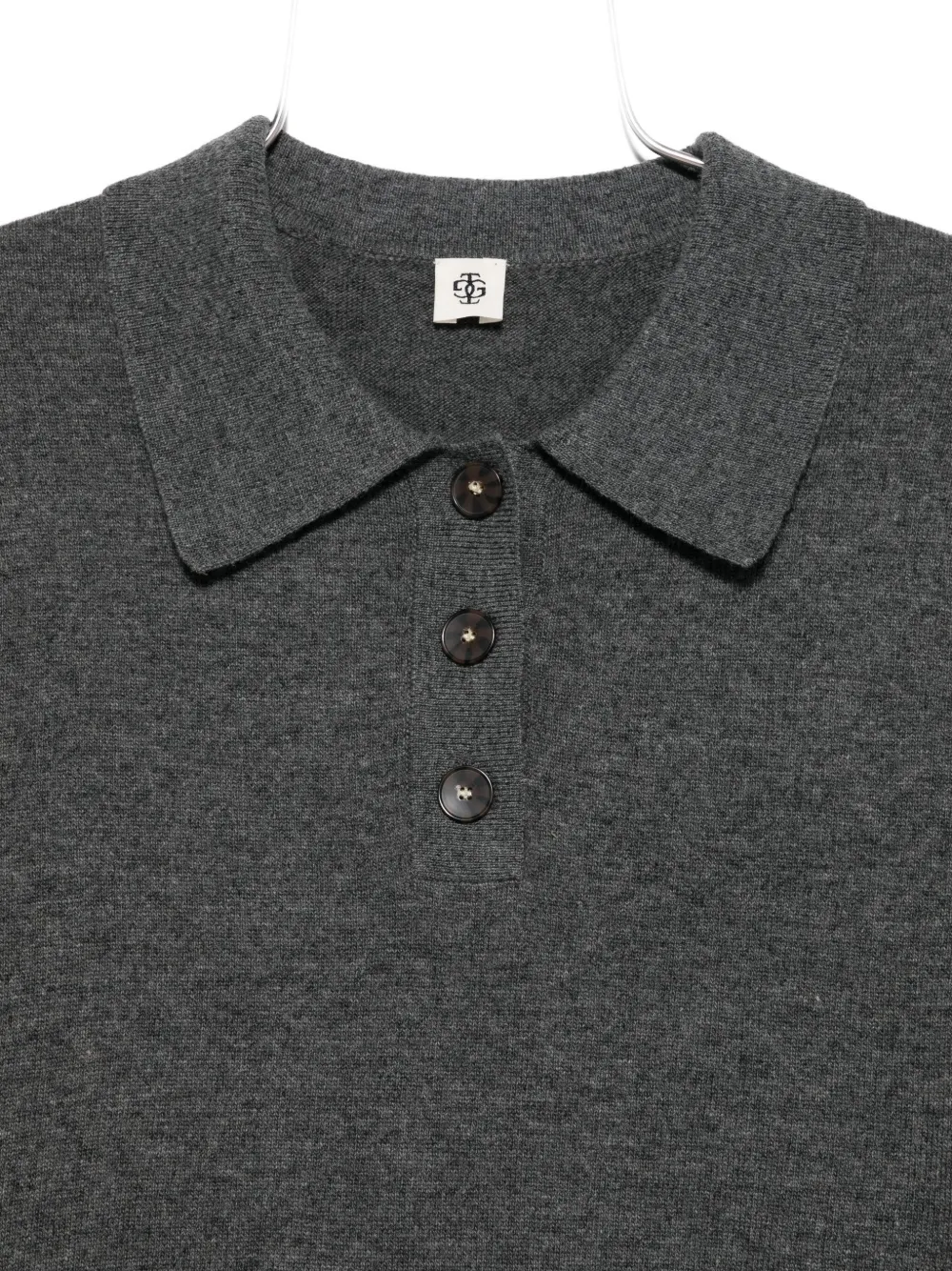 The Garment Como polotop met knopen Grijs