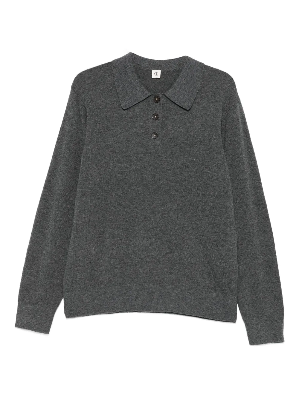The Garment Como polotop met knopen Grijs